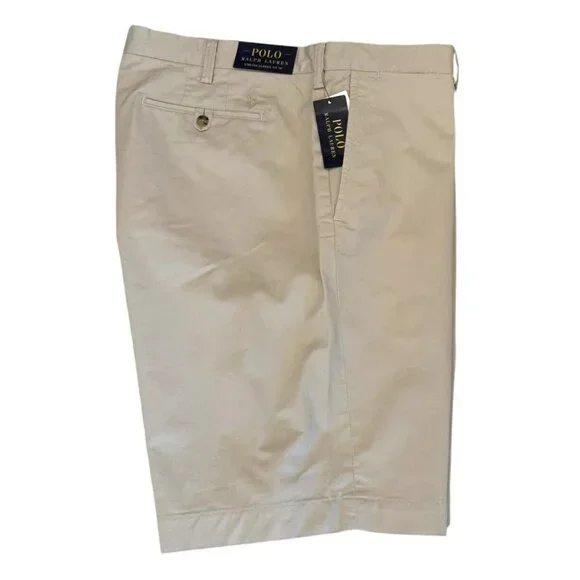 Polo Ralph Lauren Mens Big & Tall 40T Beige Stretch Classic Fit 10" Chino Shorts - Picture 1 of 7